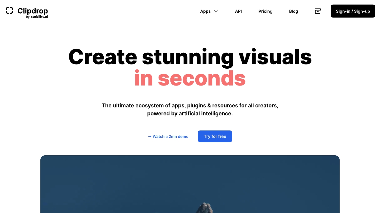Clipdrop - AI Tool