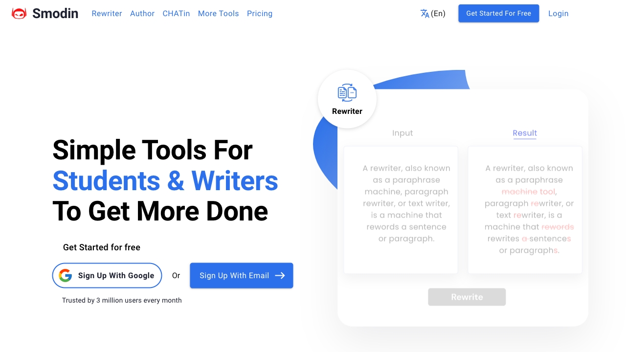 Smodin - AI Tool