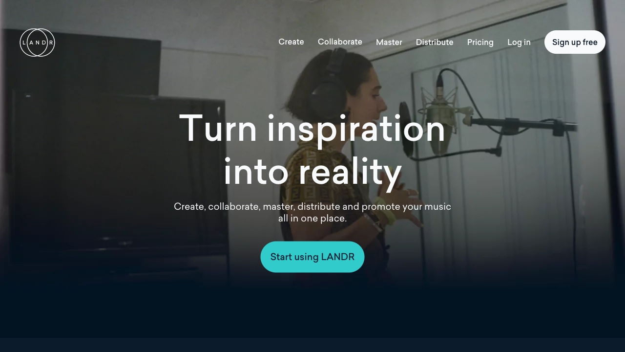 Landr - AI Tool