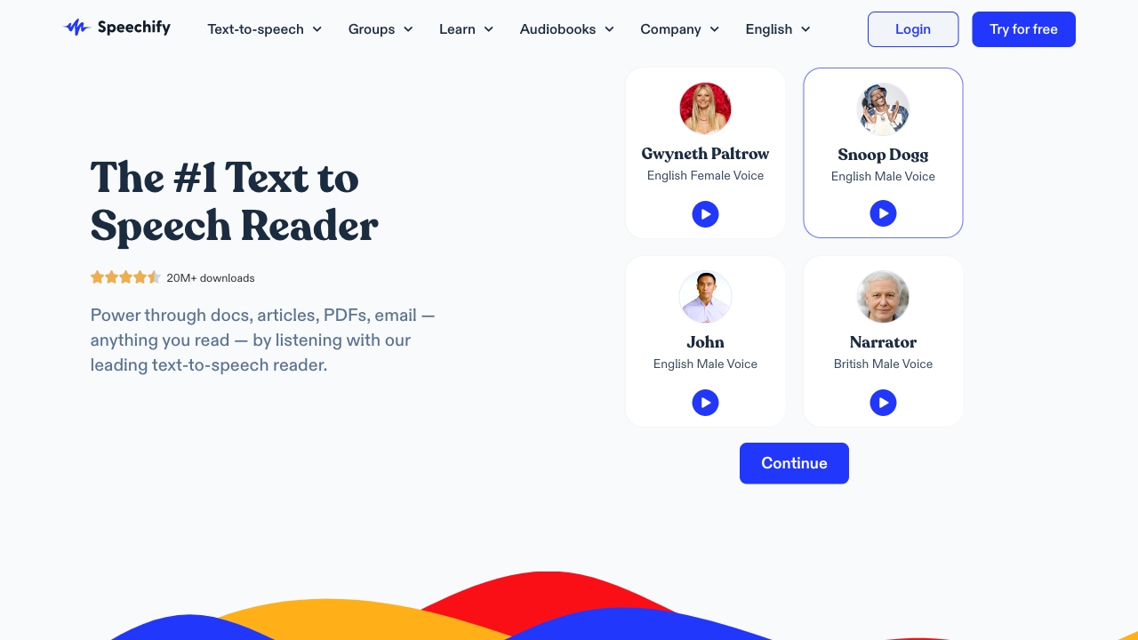 Speechify - AI Tool