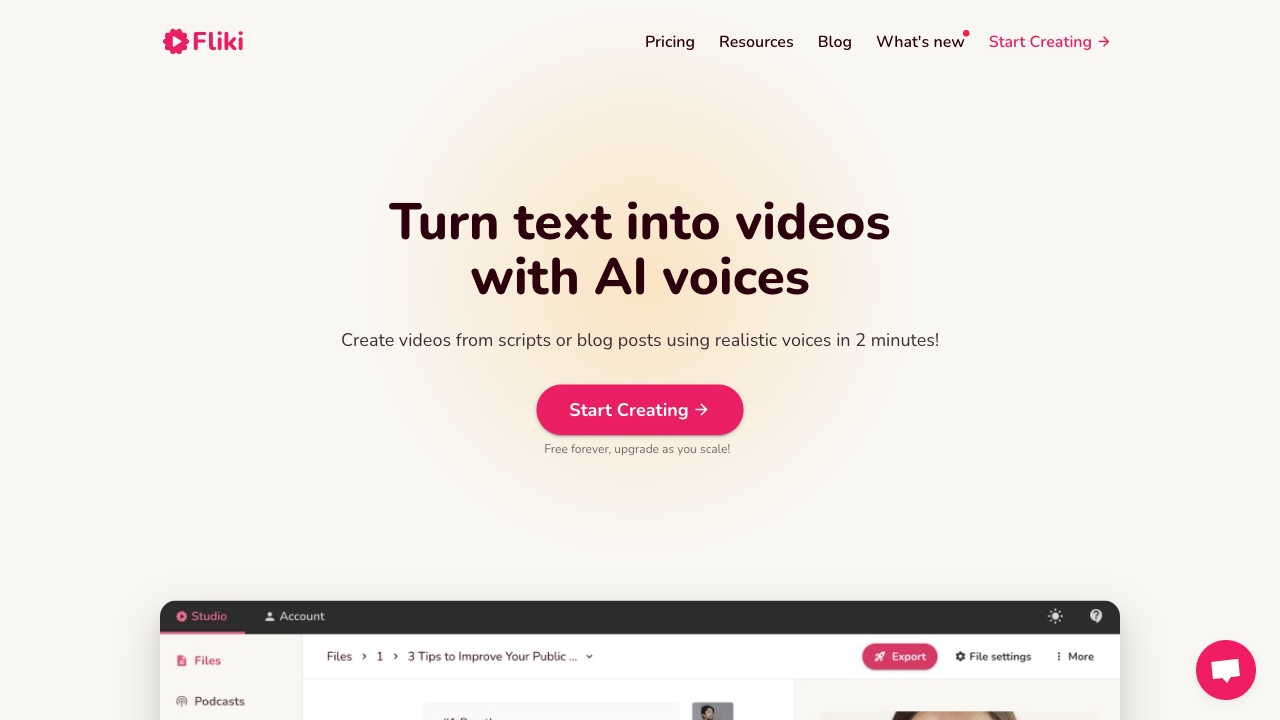Fliki - AI Tool
