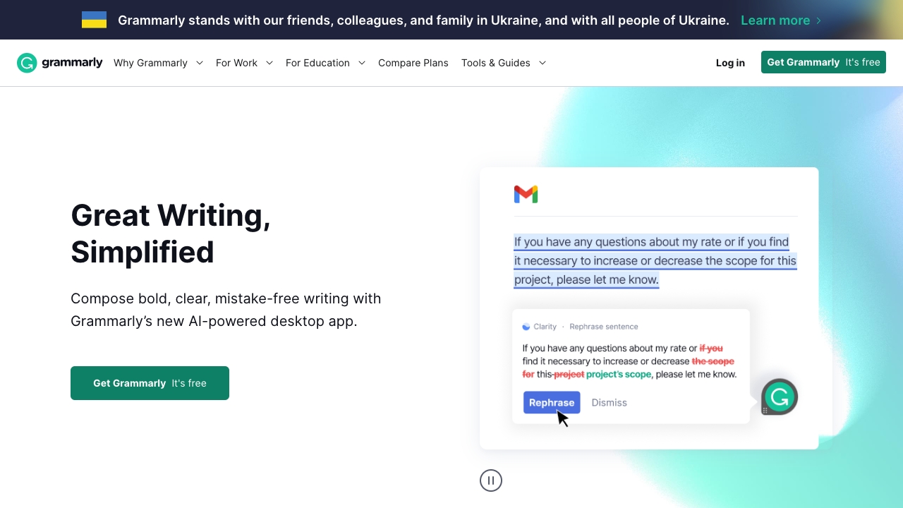 Grammarly - AI Tool